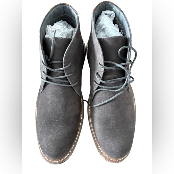 Men's Orson Grey Ankle Boots - Picture 4 of 8